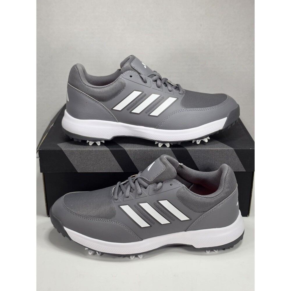 NEW Adidas Tech Response 3.0 GV6889 Grey White Mens Golf Shoes, Size 8